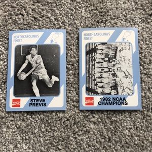 2 1989 collegiate collection basketball cards